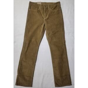 Levi's 314 mid rise 30 x30 corduroy women's